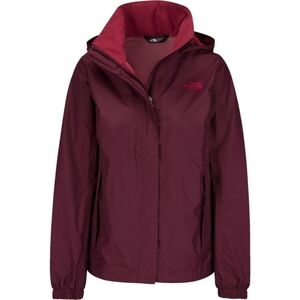 The North Face Women's Resolve 2 Shell 2L Burgandy Rain Jacket